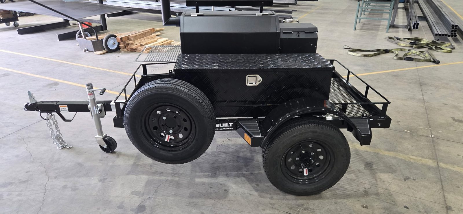 BUILT BBQ trailer side profile