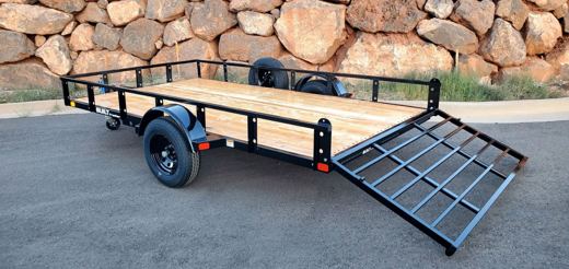 BUILT 7x12 single-axle utility trailer — view 2