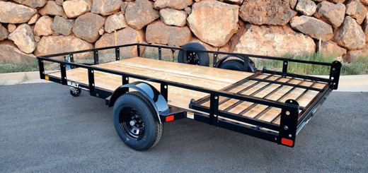 BUILT 7x12 single-axle utility trailer — view 3