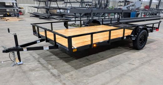 BUILT 7x14 single-axle utility trailer — view 2