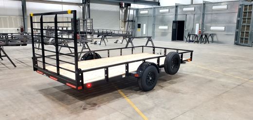 BUILT 7x14 single-axle utility trailer — view 4
