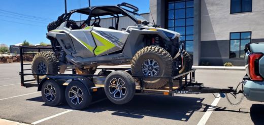 BUILT 7x14 tandem-axle utility trailer — view 1